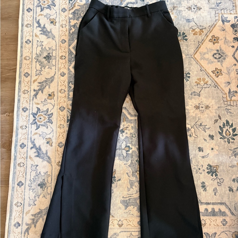 Abercrombie & Fitch Black Sloane Tailored Flare Pants